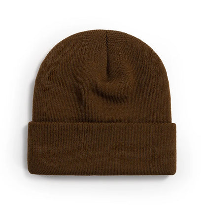 Winter Knit Beanie Hat - Warm Stretch Skull Cap for Boys Girls Adults in Black White Blue Pink & More Colors