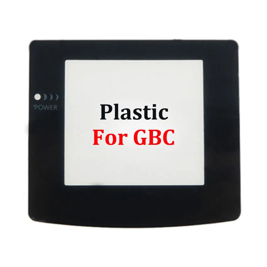 JCD Screen Lens Cover Protector for Game Boy Series | Plastic Glass with Adhesive for GB, GBA SP, GBC