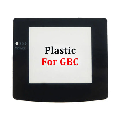 JCD Screen Lens Cover Protector for Game Boy Series | Plastic Glass with Adhesive for GB, GBA SP, GBC