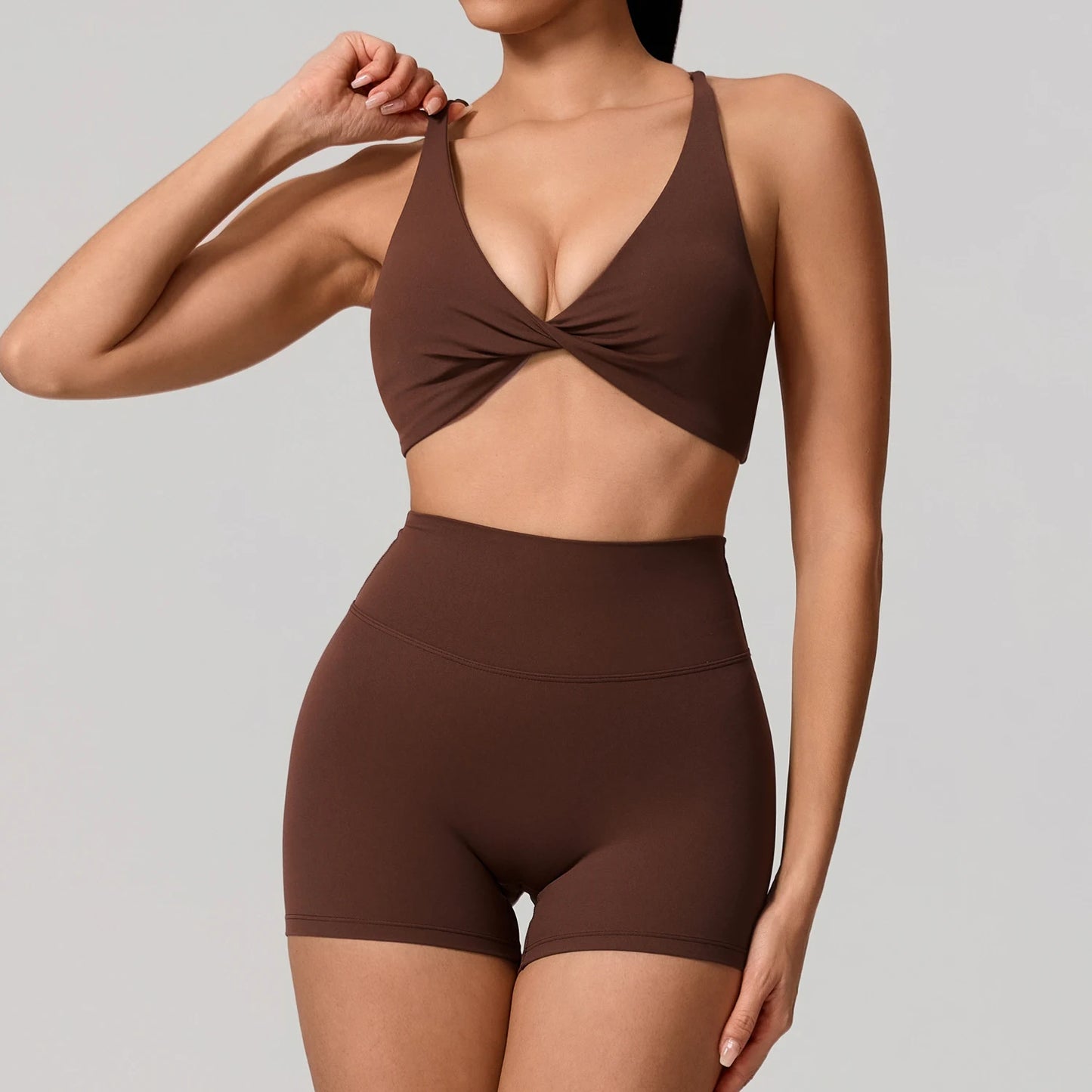 2Pcs Women's Yoga Sports Set - Quick Dry Long Sleeve Workout Tracksuit for Gym & Running