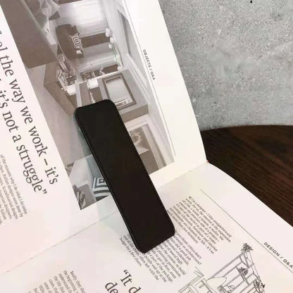 Folding Phone Stand - Self-Adhesive Desktop Sticky Back Phone Holder with Simple Push-Pull Design