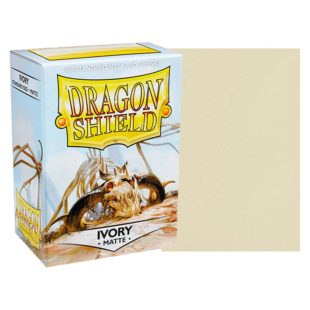 100PCS Dragon Shield Card Sleeves Box — Multicolor Matte Protectors for TCG, PTCG & Board Games