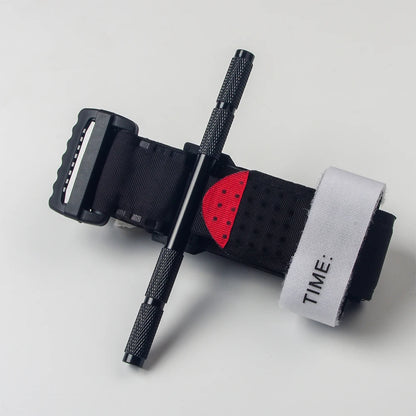 Metal Turnstile Military Survival Tourniquet - Tactical Combat Rotating Medical Emergency Strap for EDC IFAK Gear, CAT Trauma