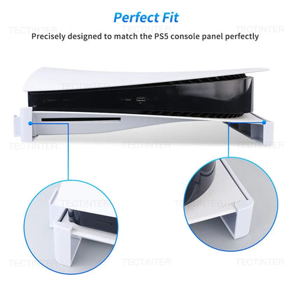 2pcs Cooling Base Bracket Stand for PS5 - Horizontal Dock Mount Holder for Disc and Digital Edition Console, PS5 Gaming Accessories
