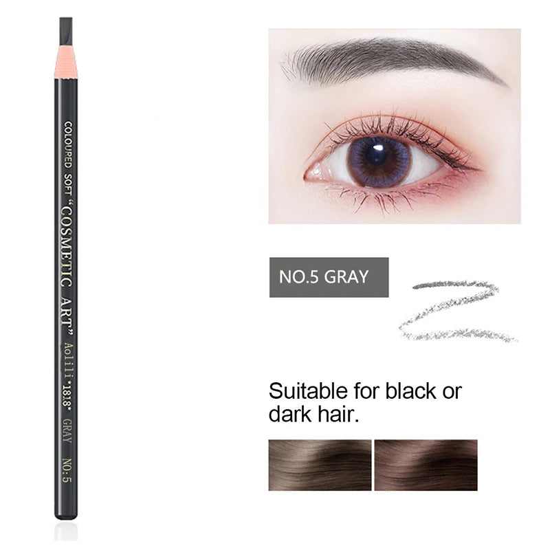 Tear-Off Pull Line Eyebrow Pencil – No Sharpening, Natural Color, Sweat & Smudge Proof Eyebrow Pencil