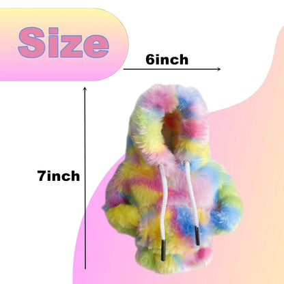 Universal Car Gear Shift Lever Cover – Sweatshirt Style Shifter Knob Hoodie for Car Decoration