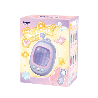 Funism Call Me Series FunPod Blind Box Pendant - Mini Bean Storage Case with Light and Cute Portable Collectible Holder