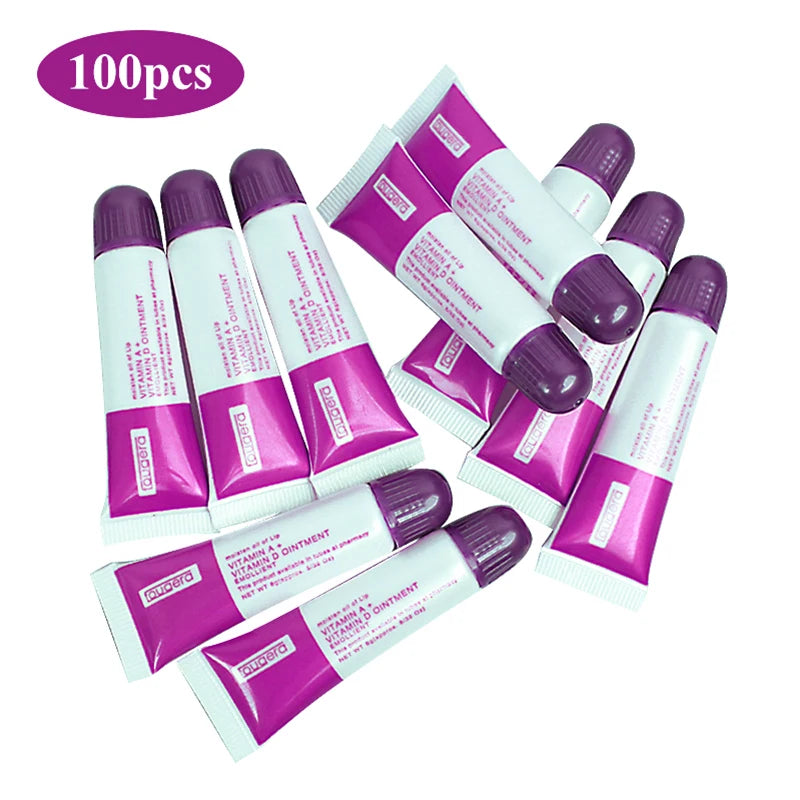 30/50/100pcs Vitamin A&D Tattoo Aftercare Cream – Healing Gel for Skin, Anti-Scar & Color Preservation, PMU Tattoo Care