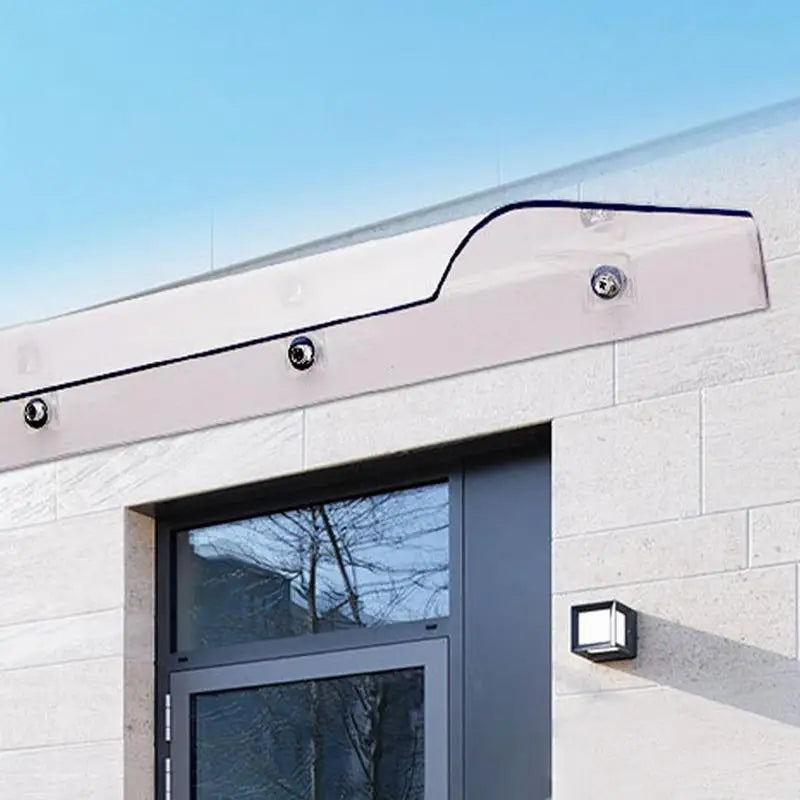 Transparent Outdoor Window & Door Awning – Patio Canopy with UV Protection for Garden, Windows & Patios