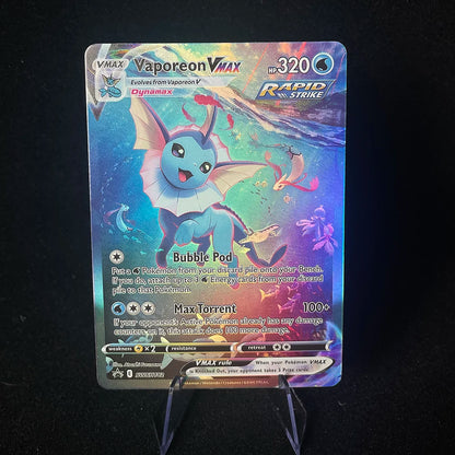 Anime PTCG Trading Cards - Vaporeon Clefairy EX Gengar VMAX Holographic Collectible Cards