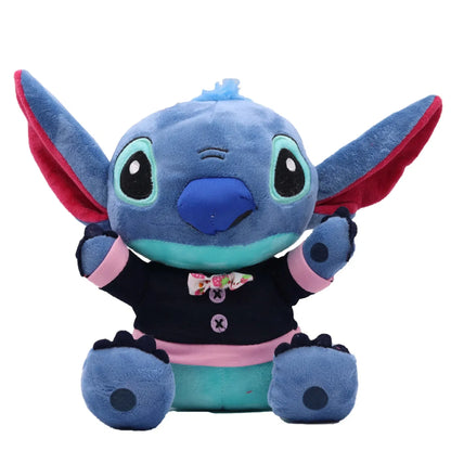 Disney Lilo & Stitch Plush Toys – Pink Lilo & Blue Stitch Stuffed Dolls, Cute Pendant Plush for Boys & Girls Birthday Gift