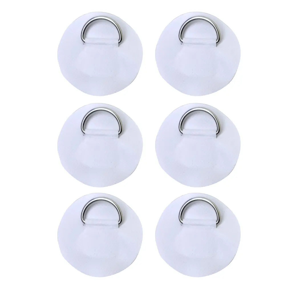 6.5CM D-Ring PVC Patch – Inflatable Boat, Kayak, SUP, Dinghy & Canoe Rope Ring Attachment