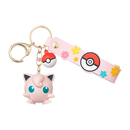 Genuine Pokémon Keychain Figures – Morpeko, Gengar, Meowth, Cubone & Jigglypuff Anime Action Toy Keyring Fragrance Pendant Gift