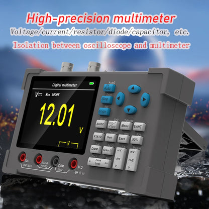 3-in-1 Digital Oscilloscope - Handheld Multimeter Signal Generator, Dual Channel 120MHz Bandwidth, 250MSa/s Sampling Rate   2/2