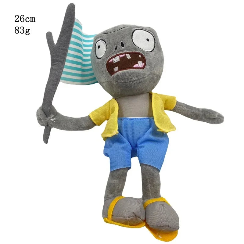 30cm Plants vs. Zombies Plush Toys - Soft Gargantuar, Zombie, and Pirate Zombie Stuffed Dolls for Kids and Fans