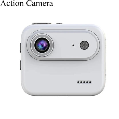 4K Action Camera with Flip Screen - 143° Wide-Angle Anti-Shake Vlog Camera for Outdoor Sports