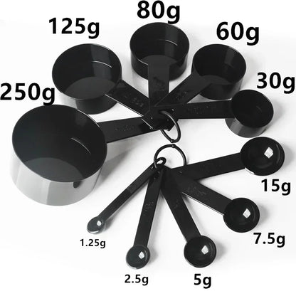 10pcs Measuring Spoons & Cups Set — Multipurpose Kitchen Baking & Cooking Tools