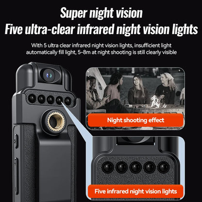 1080P Mini Cycling Camera - Compact Sports DV DVR Audio Video Recorder with Back Clip for Cycling, Riding and Outdoor Use