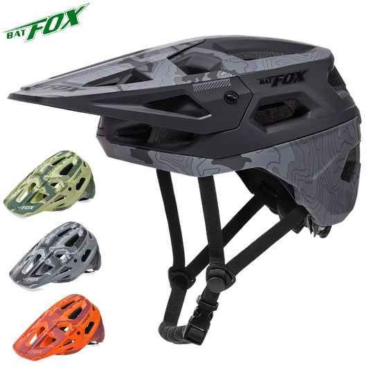 BATFOX Cycling Bike Helmet – High Quality Integrally Molded MTB Road & Mountain Bicycle Helmet for Men & Women Safety Casco Bicycle Gear