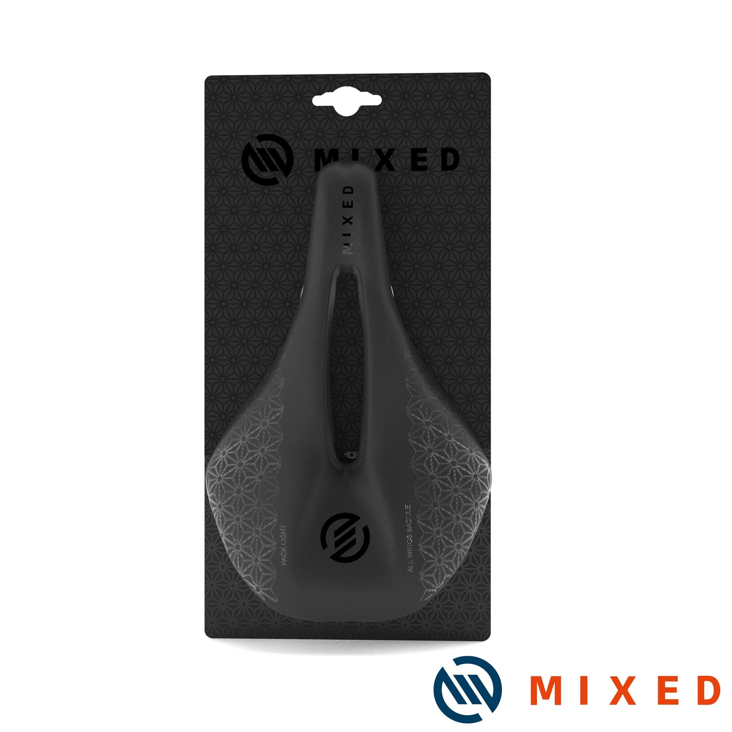 MIXED Full Carbon Fiber Saddle - Ultra Lightweight 5D/6D/7D Cushion for MTB and Road Bikes, 143mm and 155mm