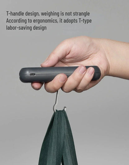 JIMIHOME LCD Digital Electronic Scale - Rechargeable Portable Food & Luggage Scale, Travel Suitcase Balance Weight Scale