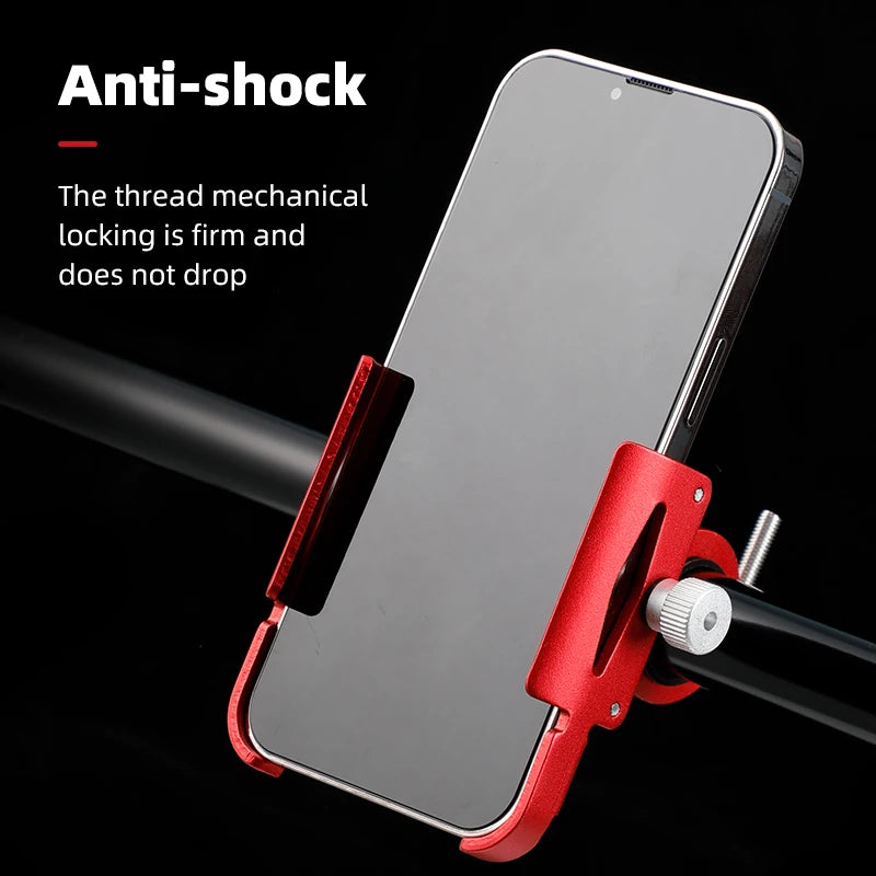 iBudim 360° Bike Phone Holder — Adjustable Handlebar Stand for 4.7–7.0" Smartphones & Motorcycles