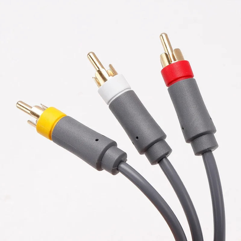 1.8m AV Audio Video Cable for Xbox 360 Game Console Controller Extension Cord for Microsoft Xbox360 AV Connection Wire