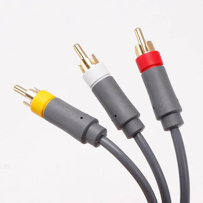 1.8m AV Audio Video Cable for Xbox 360 Game Console Controller Extension Cord for Microsoft Xbox360 AV Connection Wire