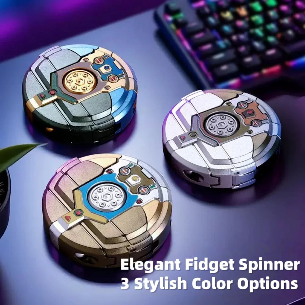 360 Rotating Robot Toy - Ball Deformation Fingertip Gyro Sensory Fidget Toy for Kids & Adults