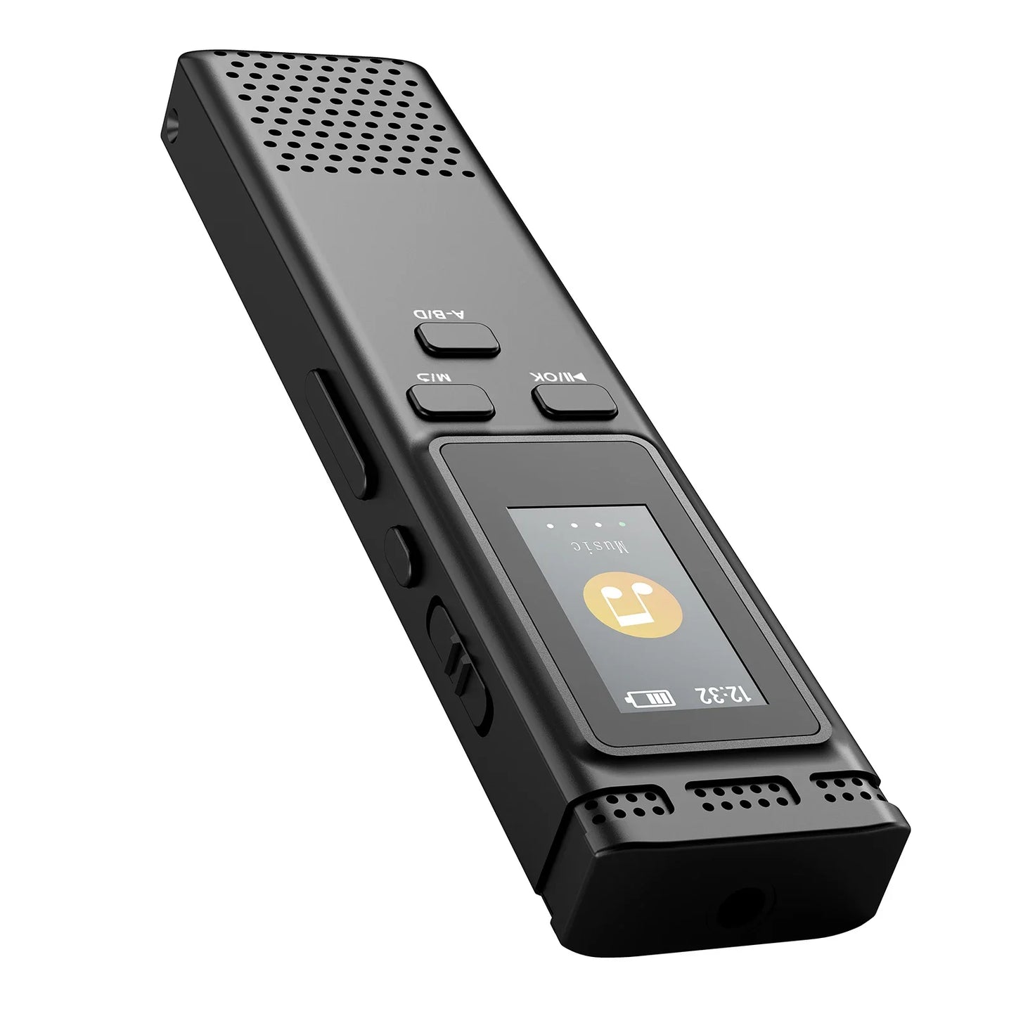 64GB/16GB/8GB Digital Voice Recorder – Voice Activated Audio Recording, Noise Reduction, MP3 Playback, 288hrs Storage