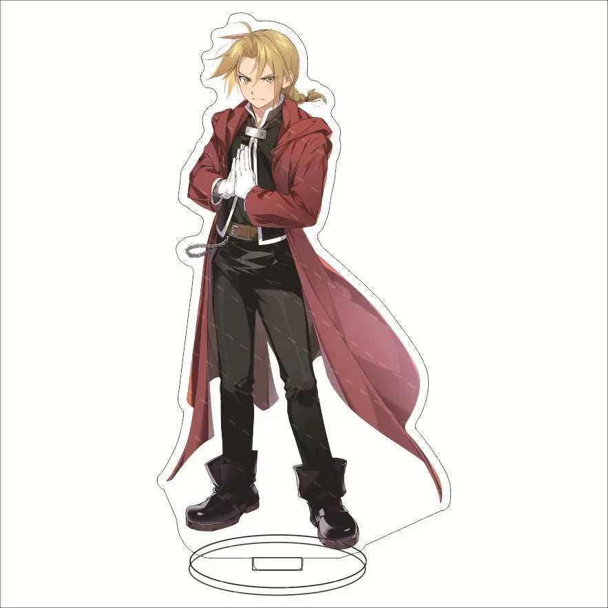 Fullmetal Alchemist Acrylic Stand — 15cm Anime Action Figure PVC Desktop Model Toy Gift