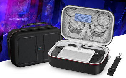 Steam Deck Carrying Case – Large Capacity Storage for Console & Accessories, Portable Case with Built-in Protection