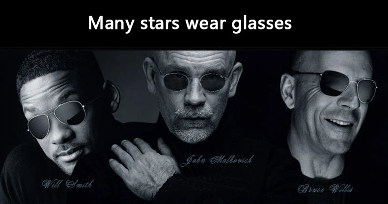 RE Military Aviation Sunglasses — Vintage Titanium Frame Pilot Glasses for Men & Women