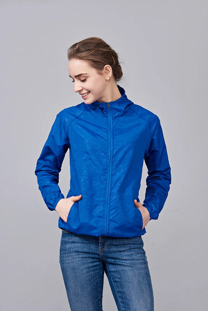 LNGXO Unisex Waterproof Hiking Jacket – Quick Dry Camping Windbreaker, Trekking, Fishing, Anti-UV Rain Coat for Men & Women