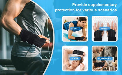 Adjustable Wrist Support Brace – Sport Wristband for Left & Right Hand, Fitness, Weightlifting & Pain Relief