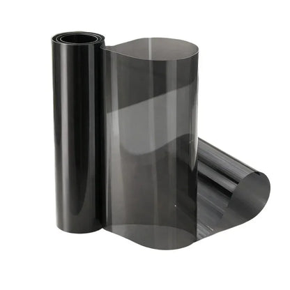 Smoke PVC Headlight Tint Film - Transparent Black Taillight Wrap & Protective Car Styling Film 30x200cm