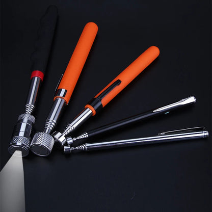 Mini Portable Telescopic Magnetic Magnet Pen - Handy Tool for Picking Up Nuts, Bolts, Extendable Pickup Rod Stick