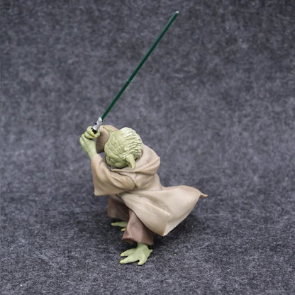 Star Wars Mandalorian Master Yoda Action Figure – Collectible Toy with Sword