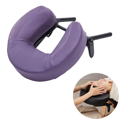 Adjustable Cervical Neck Massager Headrest - Ergonomic Portable Massage Device for Home, Salon, Spa & Travel