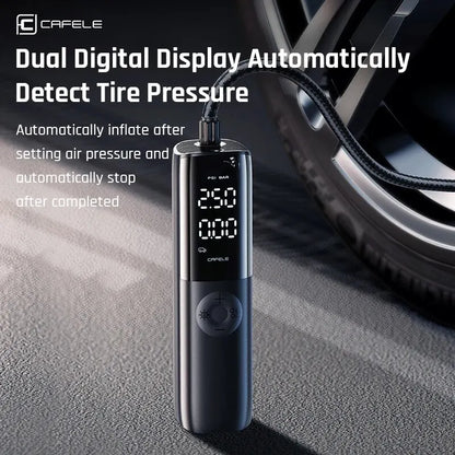 Portable 12V 150PSI Car Tire Air Compressor – Electric Air Pump for Car, Motorcycle & Bike with Long Power Cord