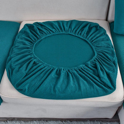Polar Fleece Sofa Cushion Cover - Elastic Furniture Protector Slipcover for Living Room Sofa Chair Pet Kids Mat 10 Sizes