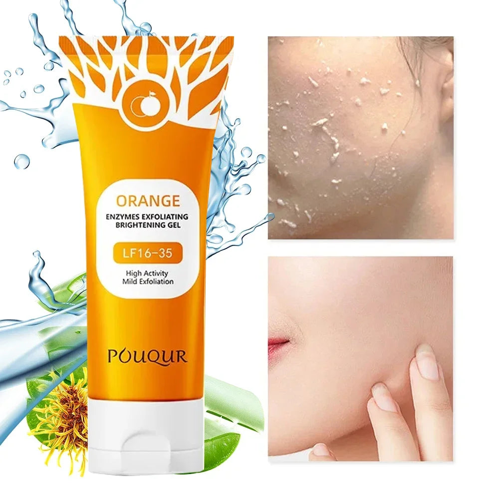 Exfoliating Facial Peeling Gel – Moisturizing, Brightening & Nourishing Face Scrub for Skin Care