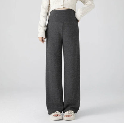M-4XL Women’s Maternity Radish Pants – Cotton Fleece Ankle-Length Corduroy Sweatpants, High Waist Autumn Pregnancy Trousers