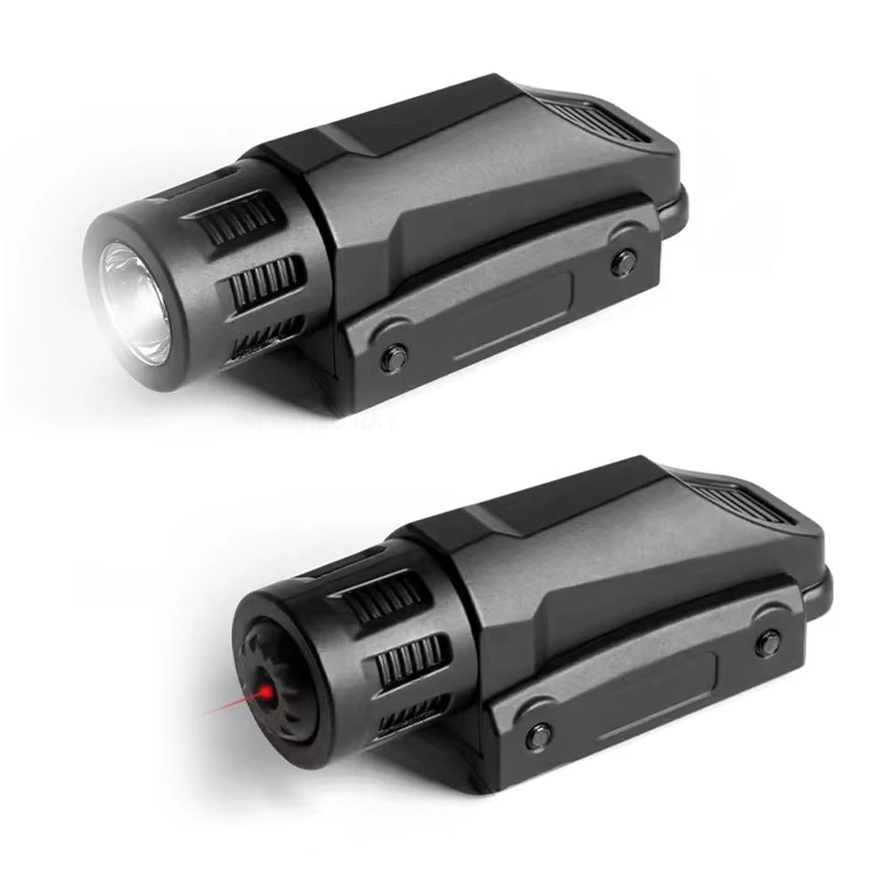 Tactical Weapon Gun Light - Flashlight for M416/M1911/Glock G18 Airsoft Pistol & Rifle, Fits 20mm Picatinny Weaver Rail