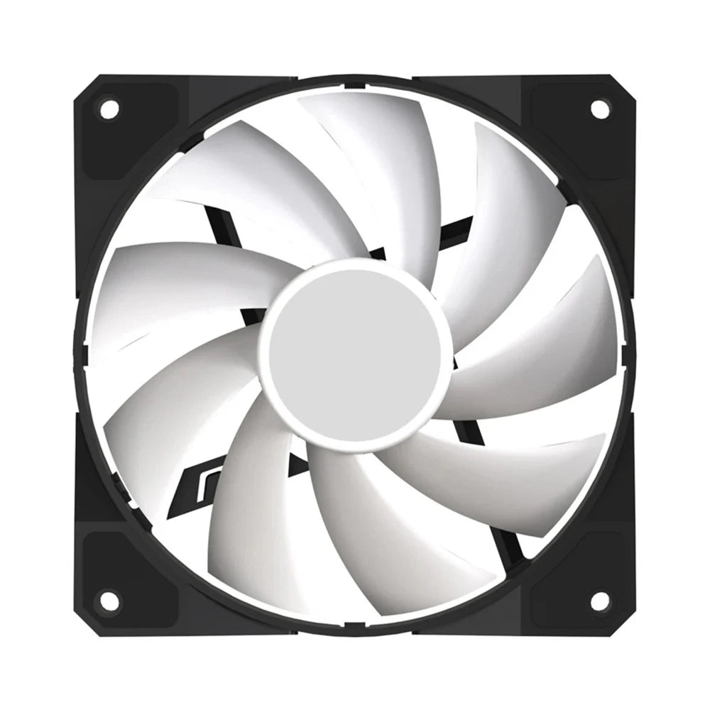TEUCER P16 120mm RGB PC Case Fan – Silent 4-Pin CPU Cooler with Rainbow Lighting