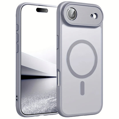 iPhone MagSafe Matte Case - Magnetic Wireless Charging & Camera Lens Protection for iPhone 12-17 Series