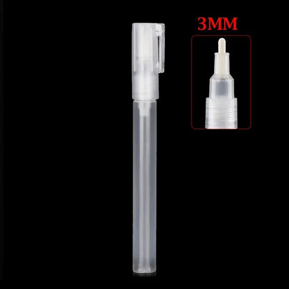 Plastic Empty Pen Rod Tubes – 0.5 to 30mm Barrels for Graffiti, Liquid Chalk, Paint Marker Accessories