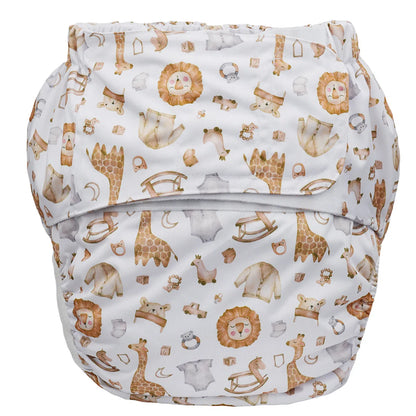 Sigzagor XL Adult Cloth Diaper – Reusable Pocket Nappy with Hook & Loop for Urinary Incontinence 68–128 cm Waist