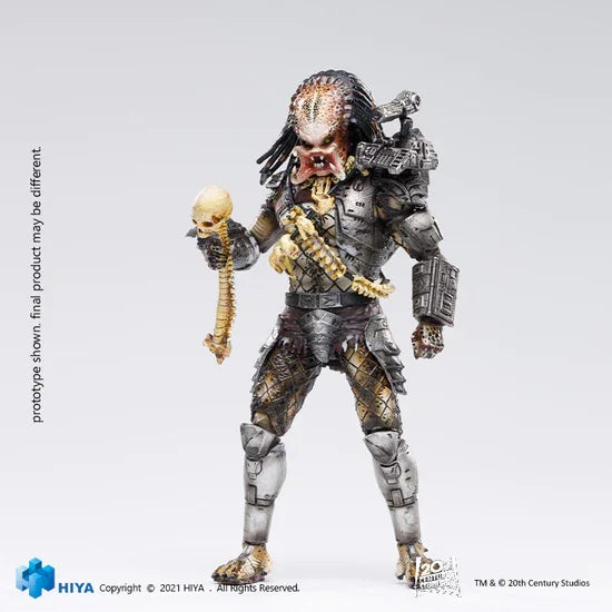 1/18 HIYA Mini Action Figure – Exquisite PREDATOR Open Mouth Jungle Anime Collectible Model Toy