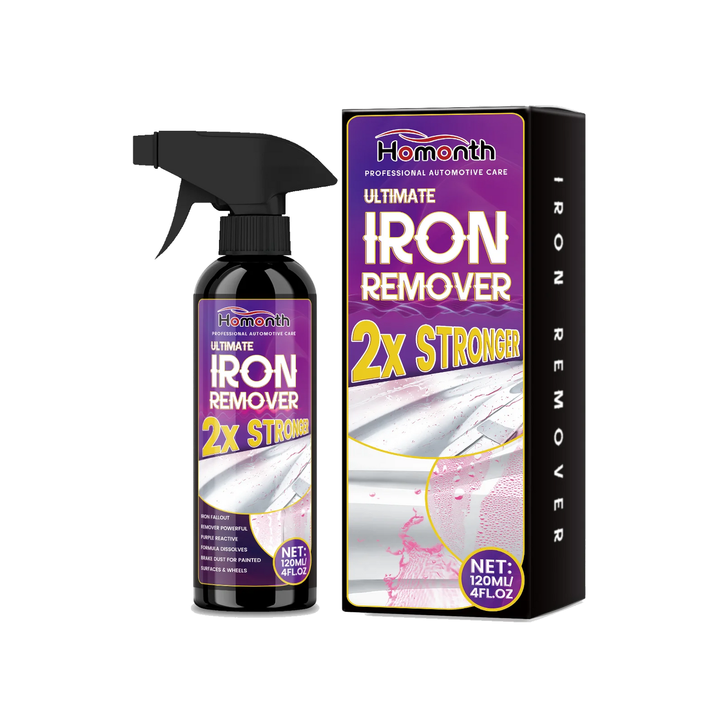 Premium Car Rust Remover – Metal Stain & Oxidation Cleaner for Auto Care, Surface Restoration & Shine Protection